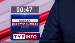 Wpadka w debacie wyborczej TVP: zegar gubił sekundy (wideo)