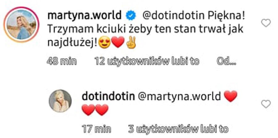 Martyna Wojciechowska wspiera Dorotę Szelągowską 