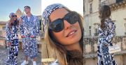 Anna i Robert Lewandowscy zwiedzają sycylijskie zabytki w SZLAFROKACH od Dolce & Gabbana (ZDJĘCIA)
