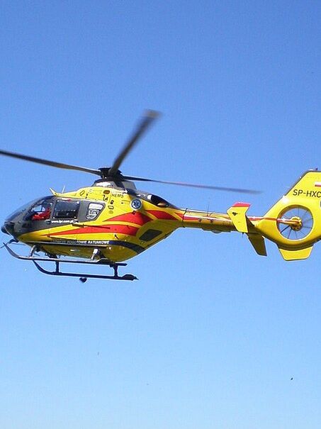 Dramat w Ustce. Lądował śmigłowiec LPR