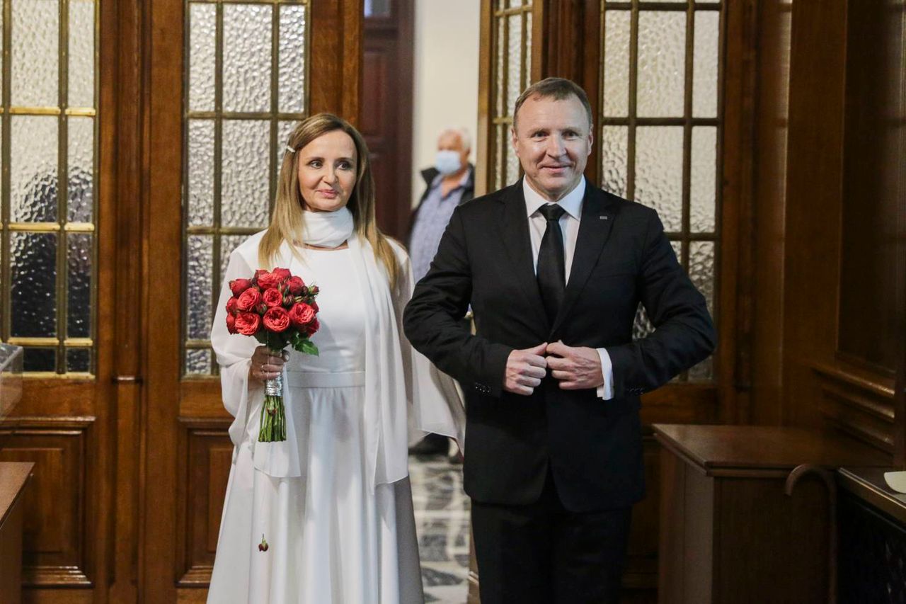 Ślub Jacka i Joanny Kurskiej w Krakowie-Łagiewnikach