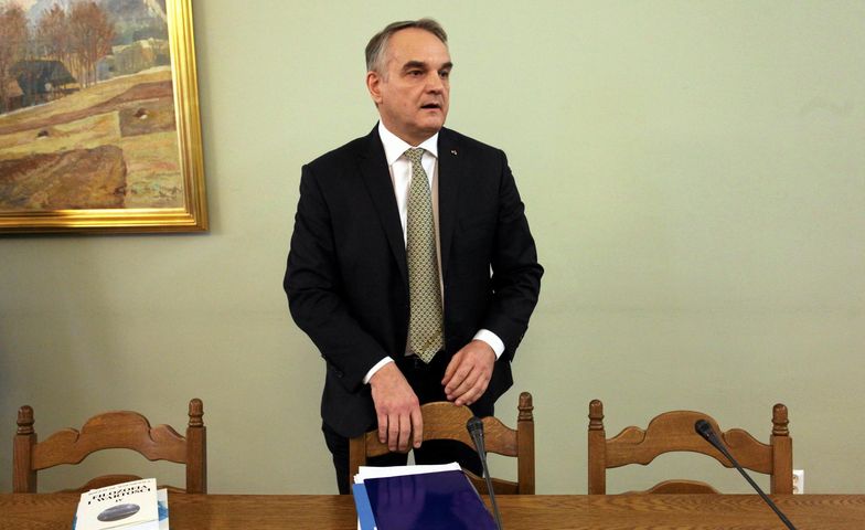 Waldemar Pawlak podczas przesłuchania przed Sejmową Komisją Śledczą w sprawie afery Amber Gold.