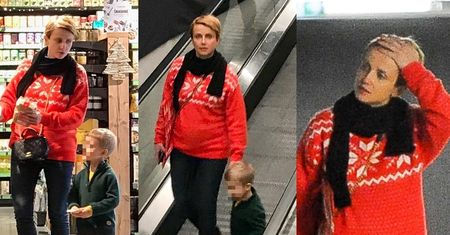 Świąteczna Zielińska buszuje po centrum handlowym. Wróciła już do formy po ciąży? (ZDJĘCIA)