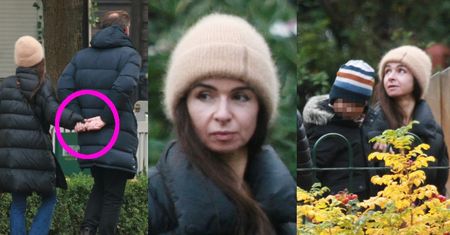 Cała w skowronkach Marta Kaczyńska stroi radosne miny na spacerze z mężem i synem (ZDJĘCIA)