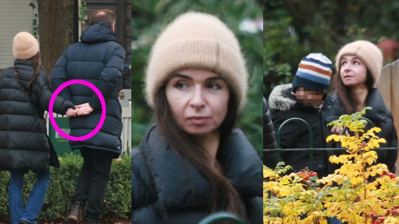 Marta Kaczyńska na spacerze z rodziną 