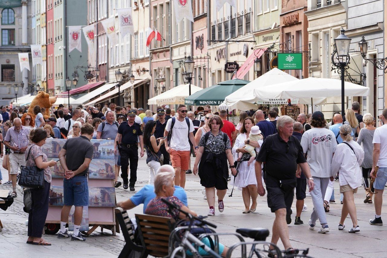 Turystyczne Główne Miasto w Gdańsku
