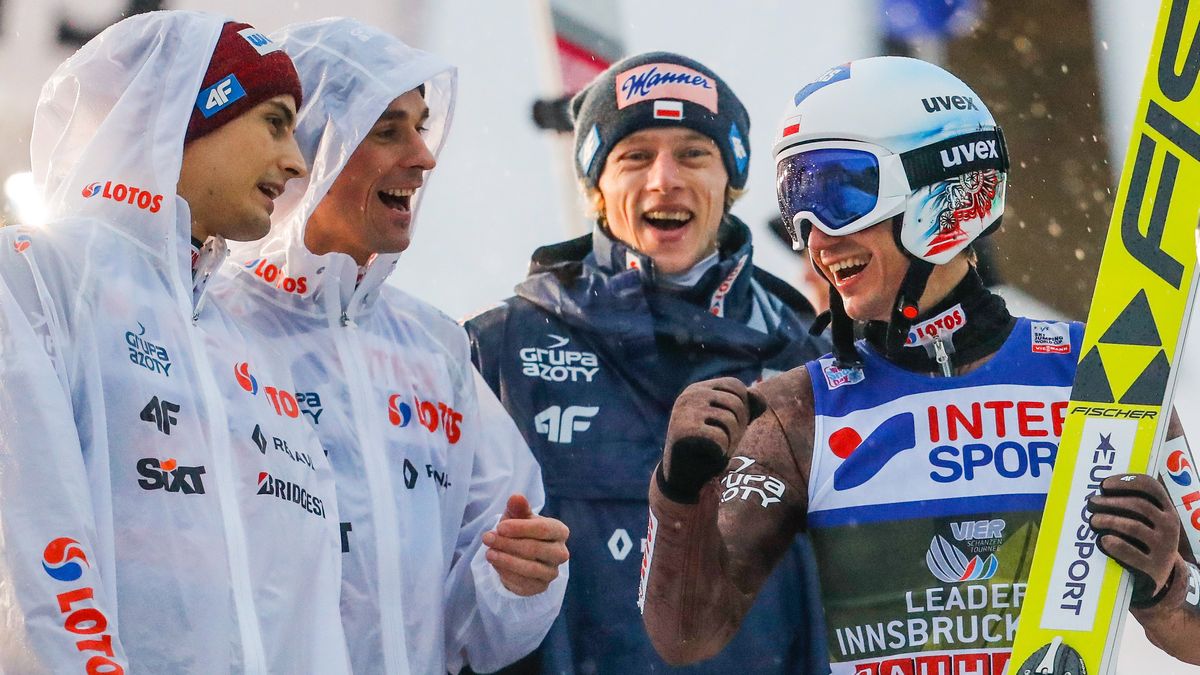 Getty Images / Stanko Gruden / Na zdjęciu od lewej: Maciej Kot, Piotr Żyła, Dawid Kubacki i Kamil Stoch
