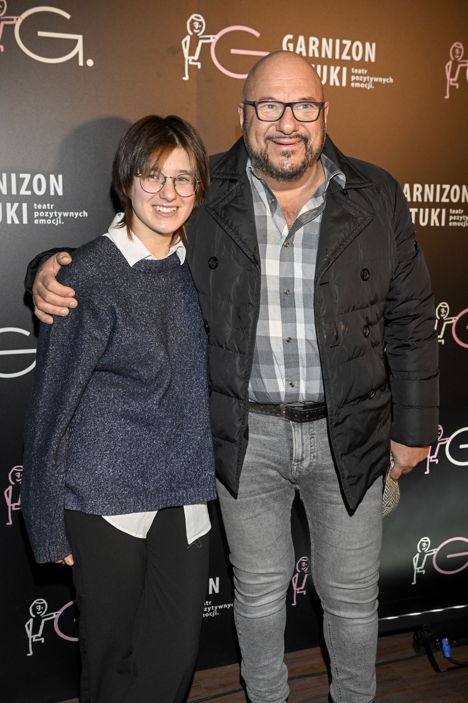 Piotr Gąsowski zabrał córkę Julię na premierę do teatru