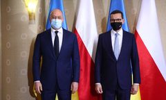 Morawiecki spotkał się z premierem Ukrainy. Głównym tematem m.in. sprawa bezpieczeństwa