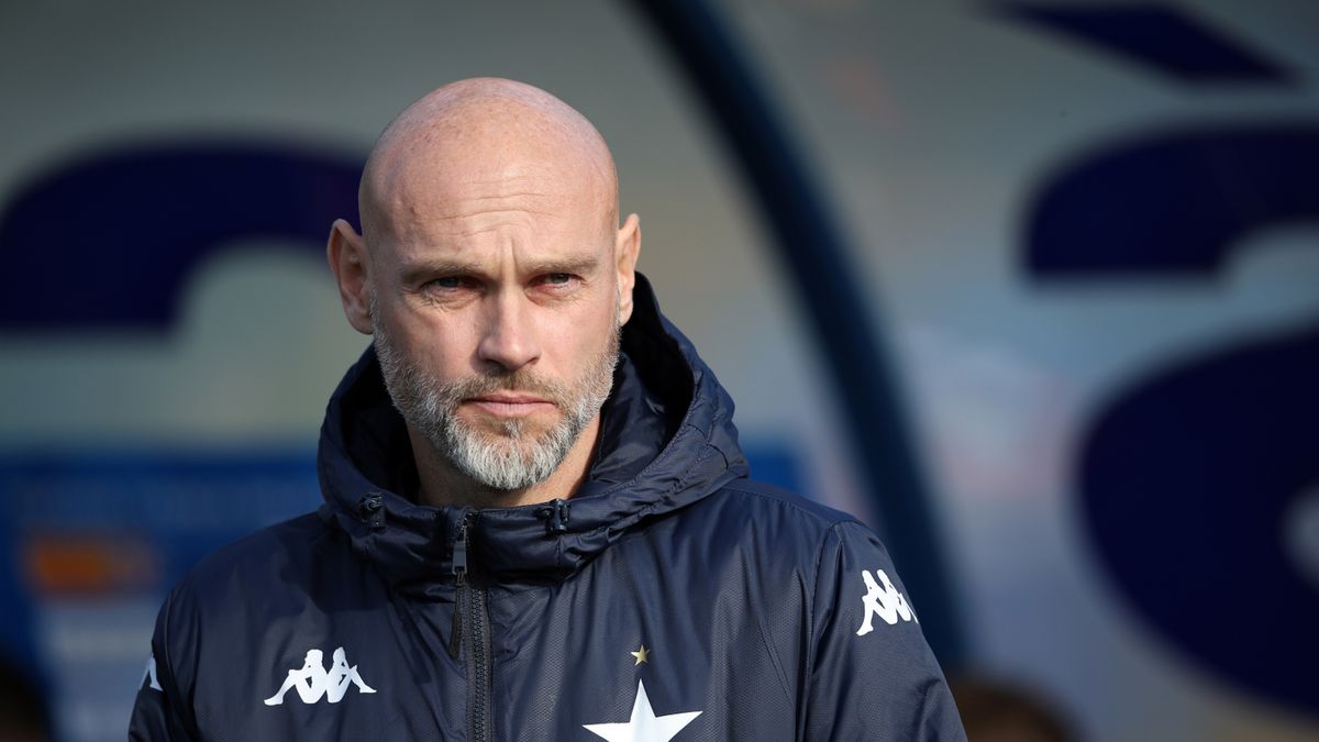 PAP / Łukasz Gągulski / Mariusz Jop w meczu Wisły Kraków z Hutnikiem