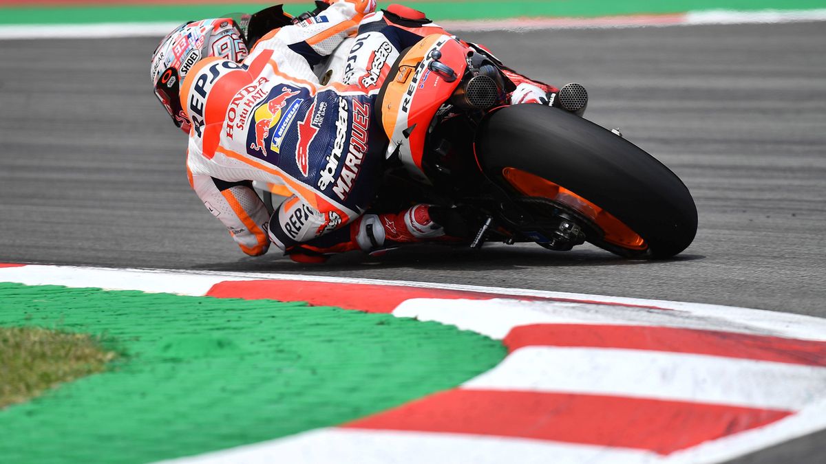 Materiały prasowe / Michelin / Na zdjęciu: Marc Marquez na torze Catalunya