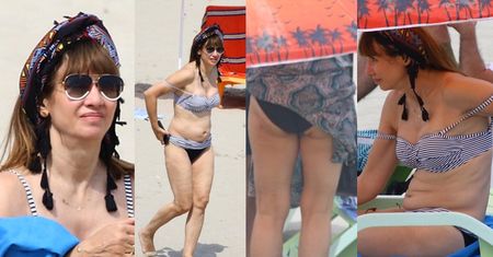 Grażyna Wolszczak w bikini łapie słońce na plaży w Gdyni (ZDJĘCIA)