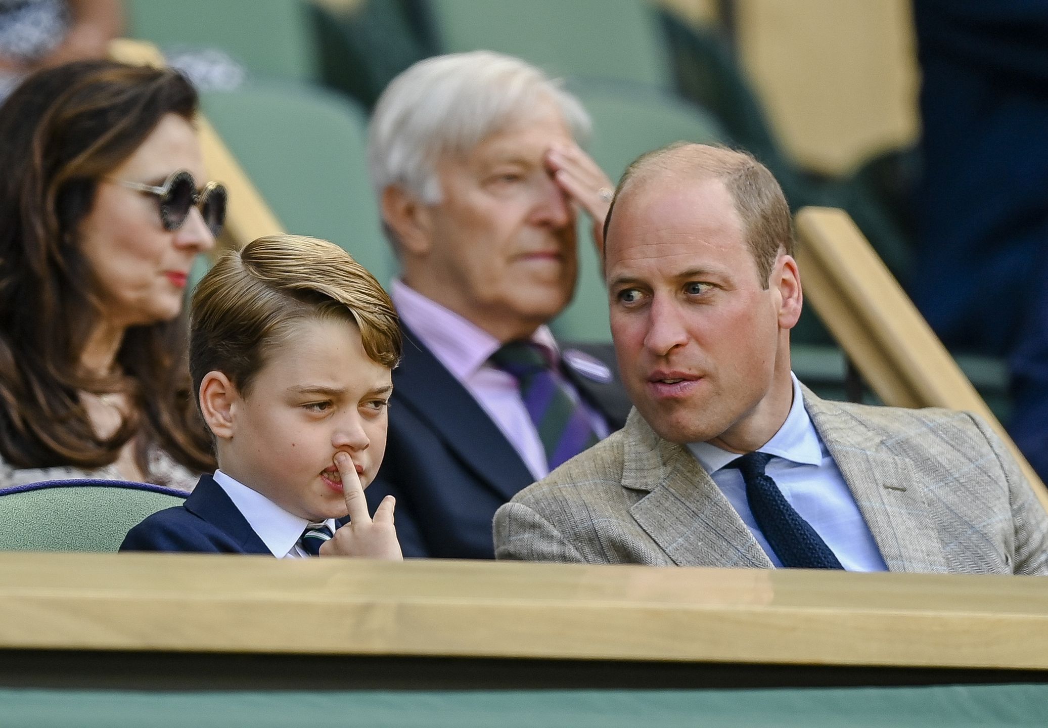 Miny księcia George'a na finale Wimbledonu