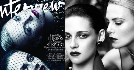 Charlize i Kristen w mrocznej sesji (FOTO)