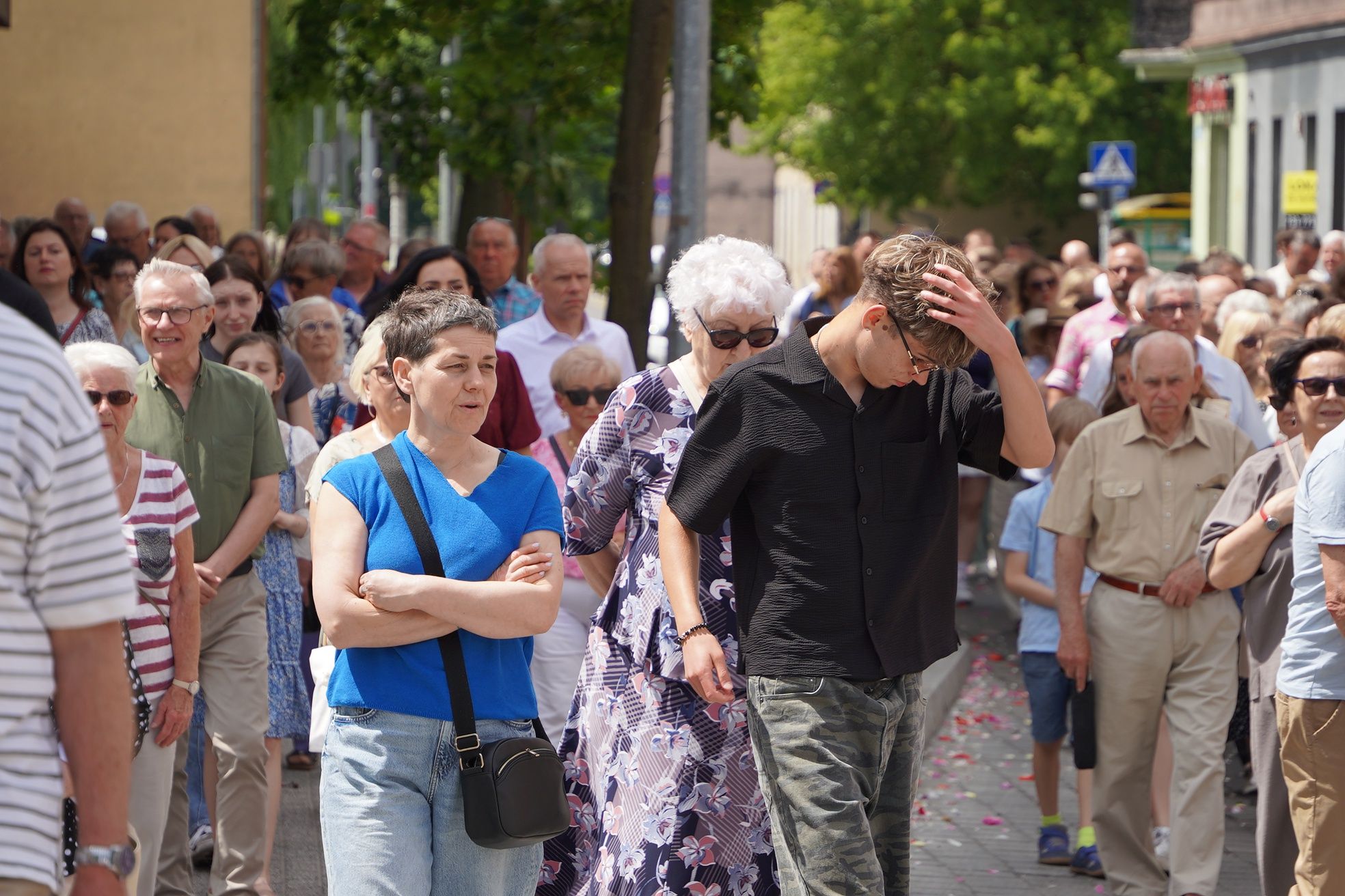 Procesja Bożego Ciała w parafii pw. Św. Antoniego w Pile