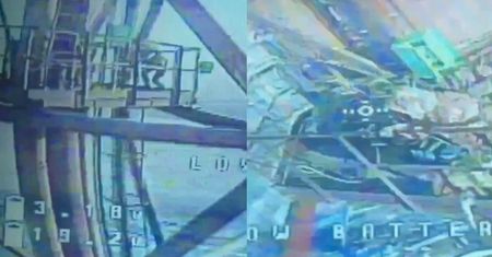 Rosjanin uciekał jak szalony, niemal mu się udało. Dron w końcu trafił w cel