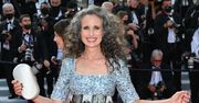 Andie MacDowell na czerwonym dywanie. Aktorka ma 63 lata i nie zamierza nic zmieniać