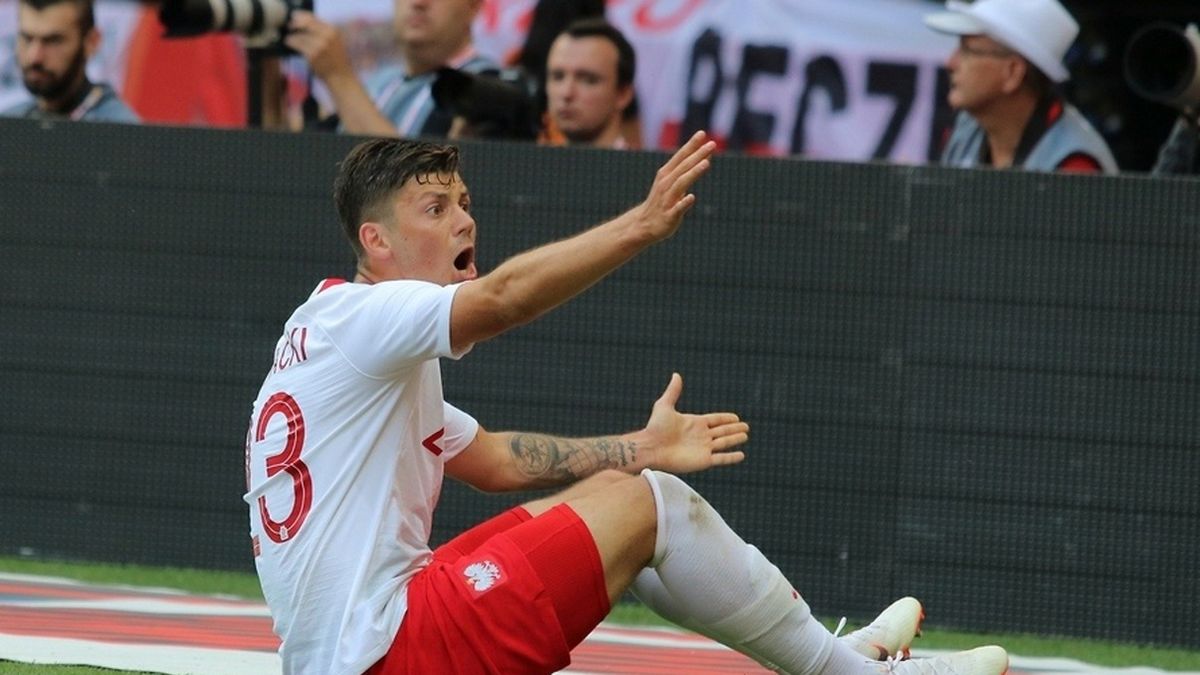 Dawid Kownacki w barwach reprezentacji Polski