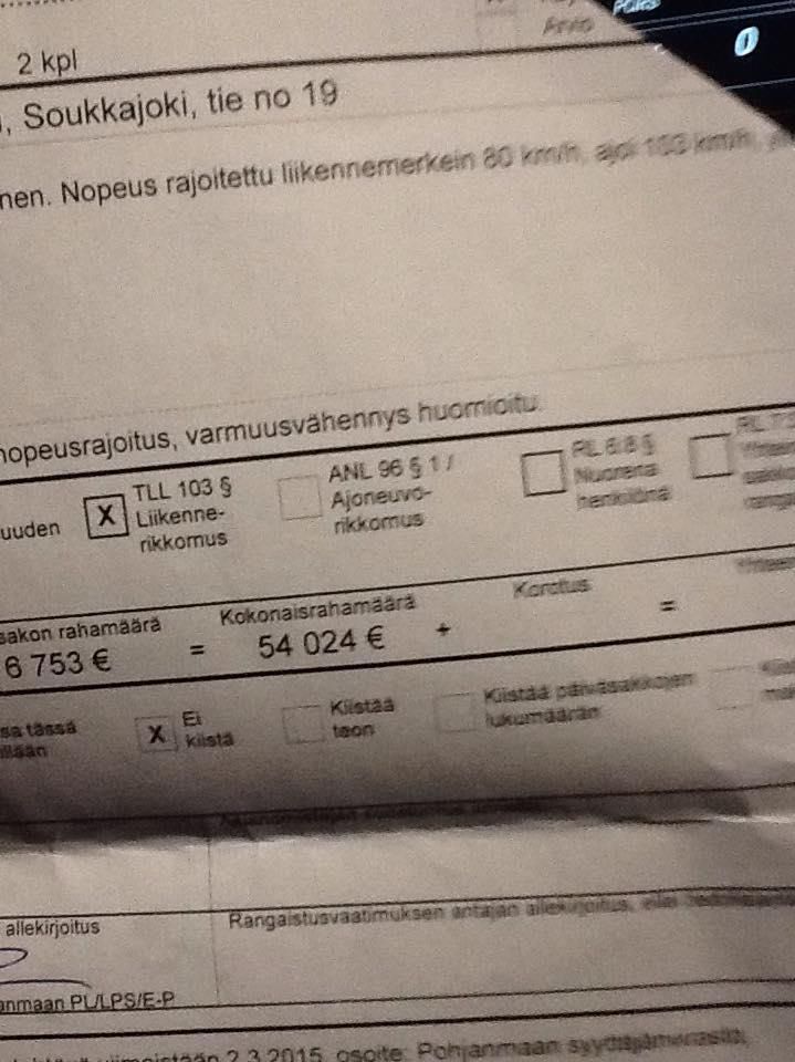 Mandat w wysokości 54 024 euro za drobne przewinienie!