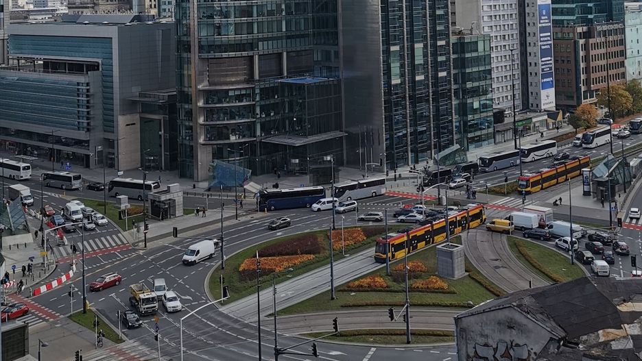 Zdjęcie zrobione przez okno w biurze naszego czytelnika 