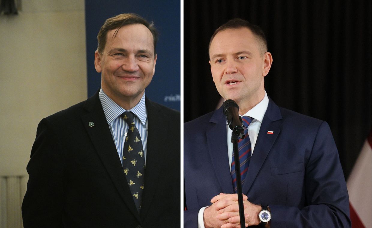 Sikorski z pytaniem do Nawrockiego. Poszło o Brauna