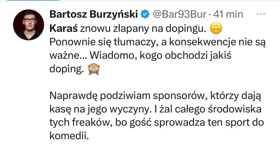 Internauci krytykują Roberta Karasia