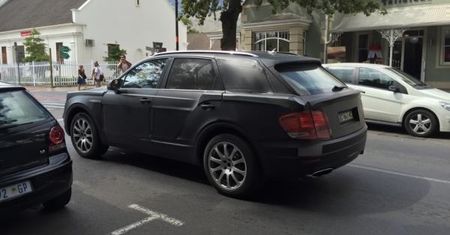 Bentley Bentayga wyszpiegowany w Afryce Południowej