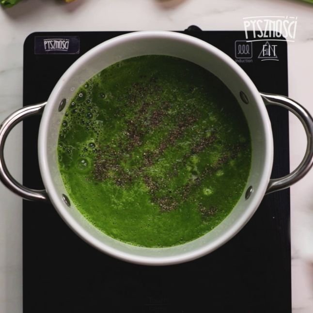 Zielona zupa krem - Pyszności