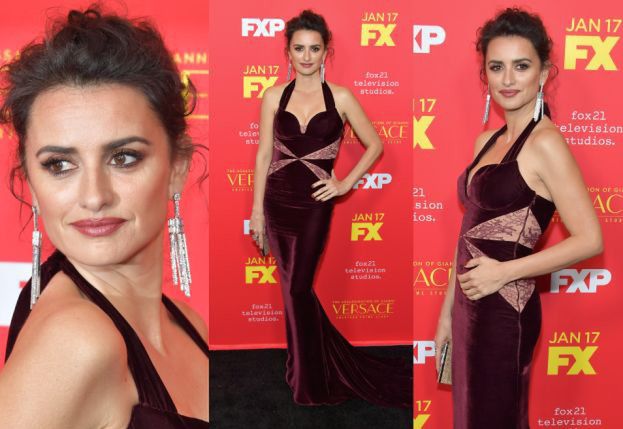 Odważny dekolt Penelope Cruz promuje "American Crime Story"