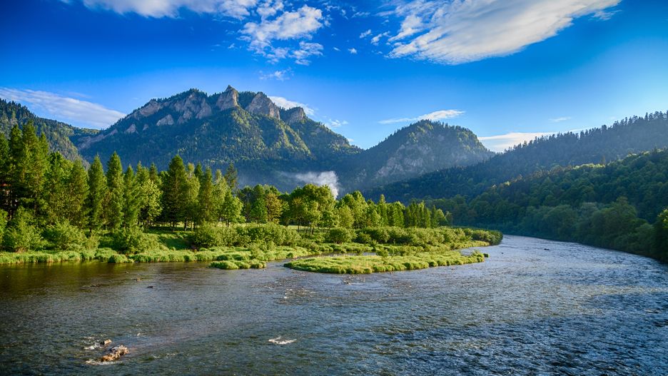 Pieniny, zakręt Dunajca
