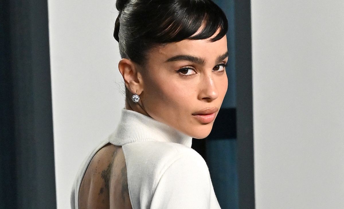 Zoe Kravitz wiedziała, jak przyciągnąć uwagę na imprezie po rozdaniu Oscarów 2022