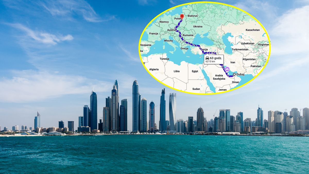 Lądowa droga z Dubaju do Polski może być skrajnie ryzykowna 