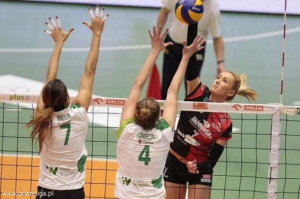 Anna Sołodkowicz uważa, że z meczu na mecz gra Legionovii wygląda coraz lepiej; źródło: orlen-liga.pl
