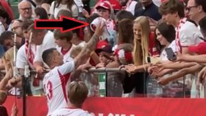 Było tuż po meczu. Nagrano, co zrobili polscy piłkarze