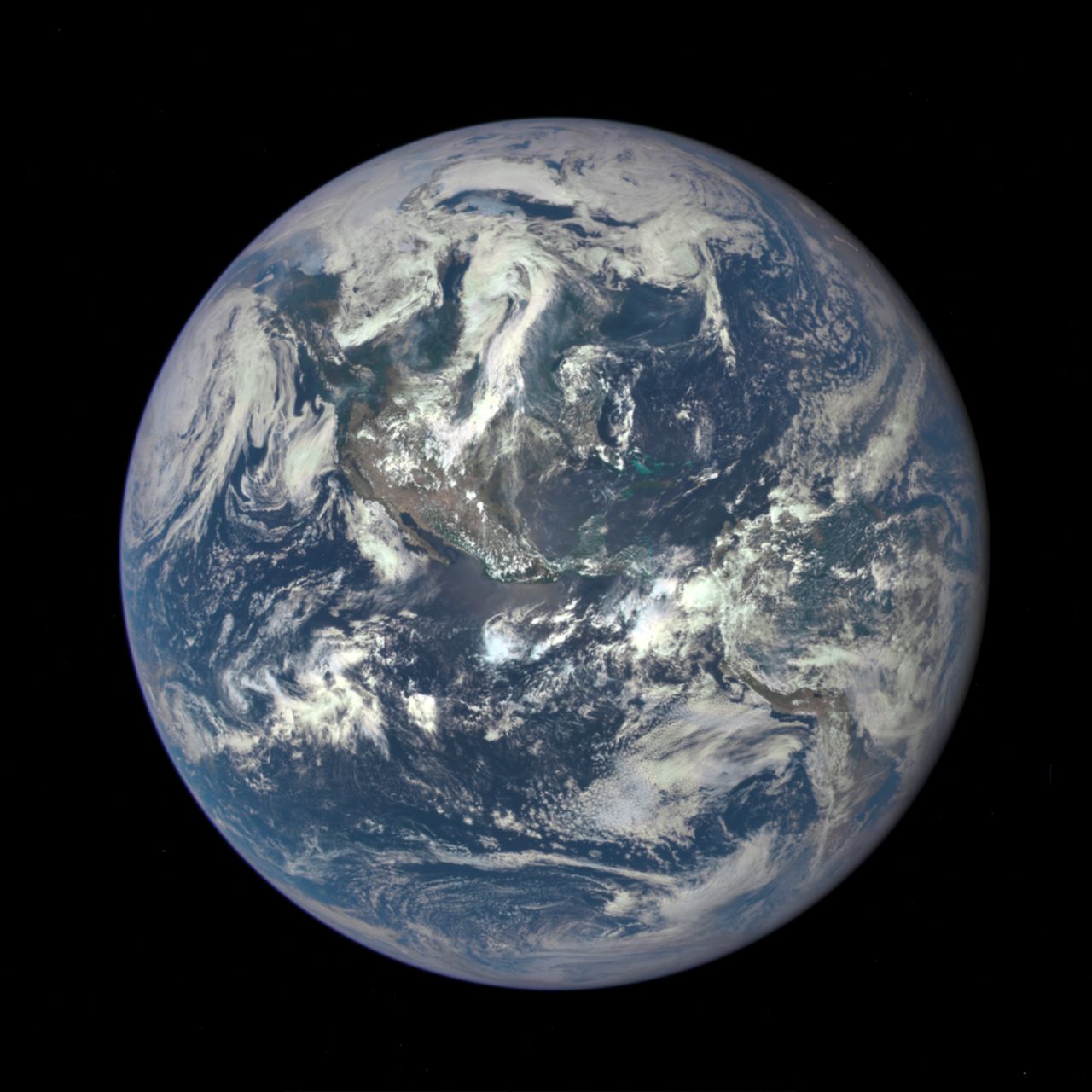 Ziemia sfotografowana z satelity DSCOVR, 6 lipca 2015 r.