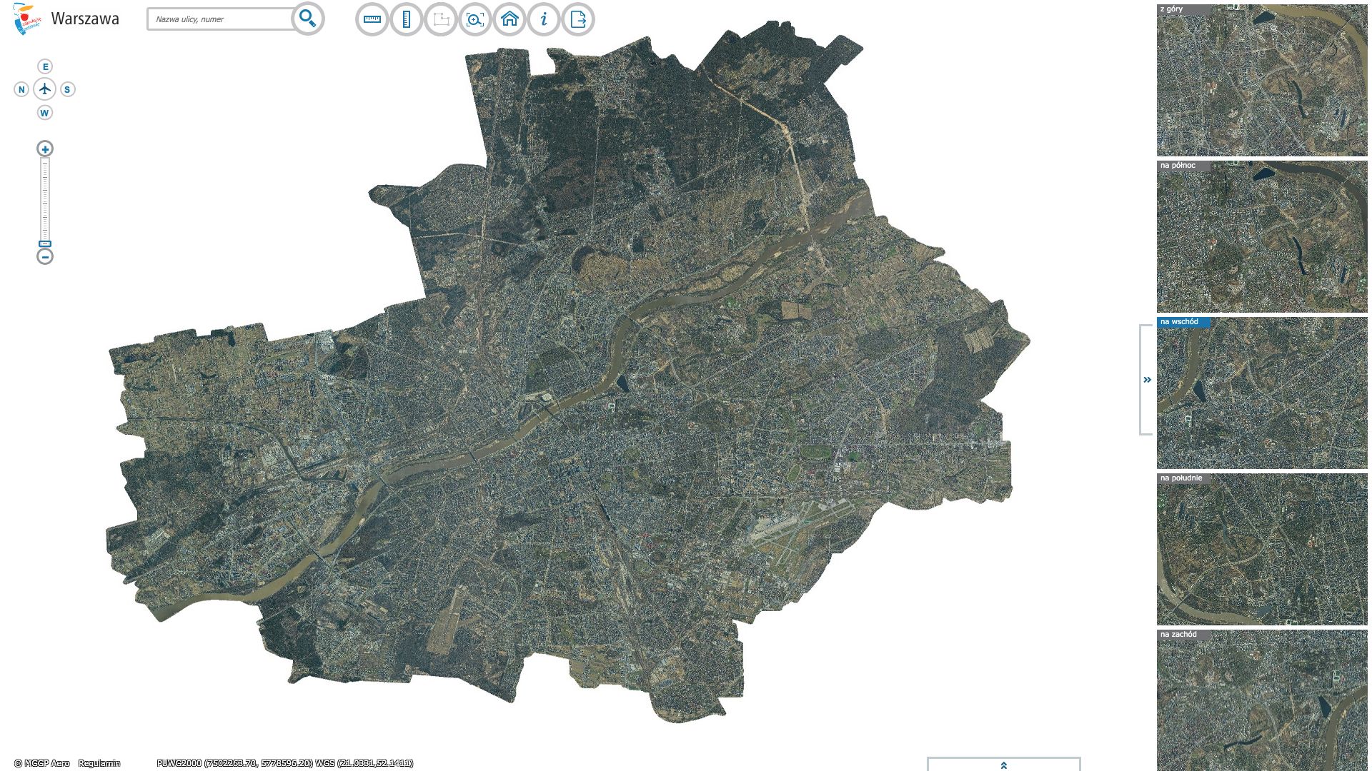Ukośna mapa Warszawy już dostępna. Spójrz na stolicę z innej perspektywy 2
