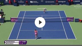 WTA, Montreal: Radwańska - Niculescu: kluczowy gem w II secie