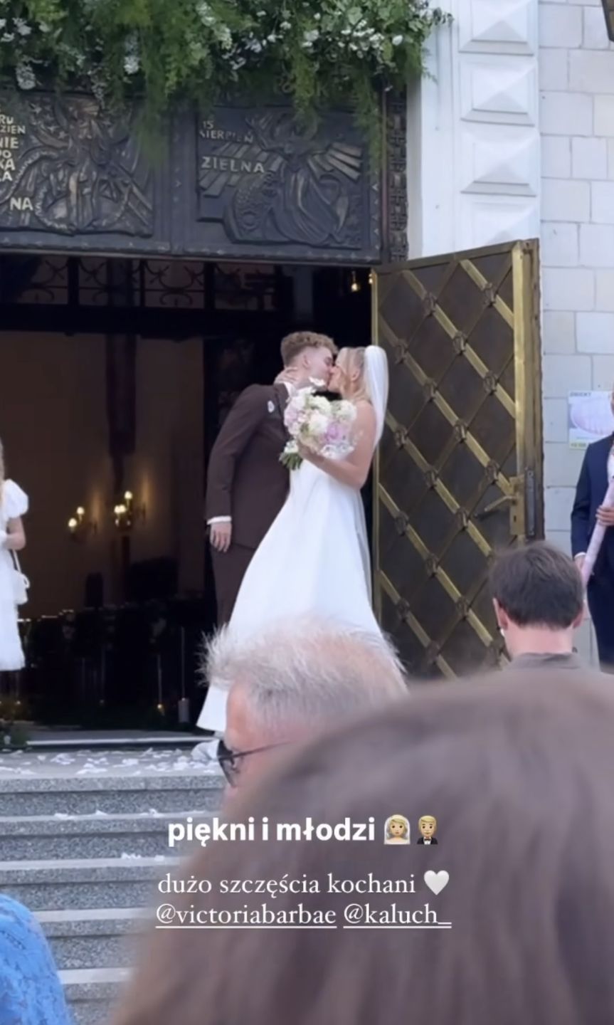 Tak wyglądał ślub Wiktorii Baranik i Kamila Kalucha