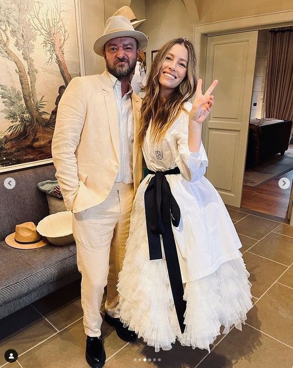 Jessica Biel i Justin Timberlake świętują rocznicę ślubu