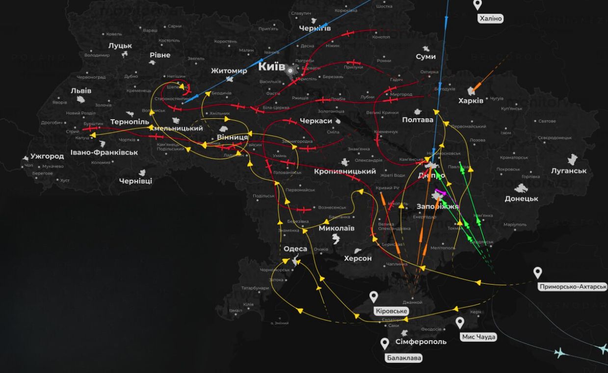 This is what the Russian attack on Ukraine looked like.