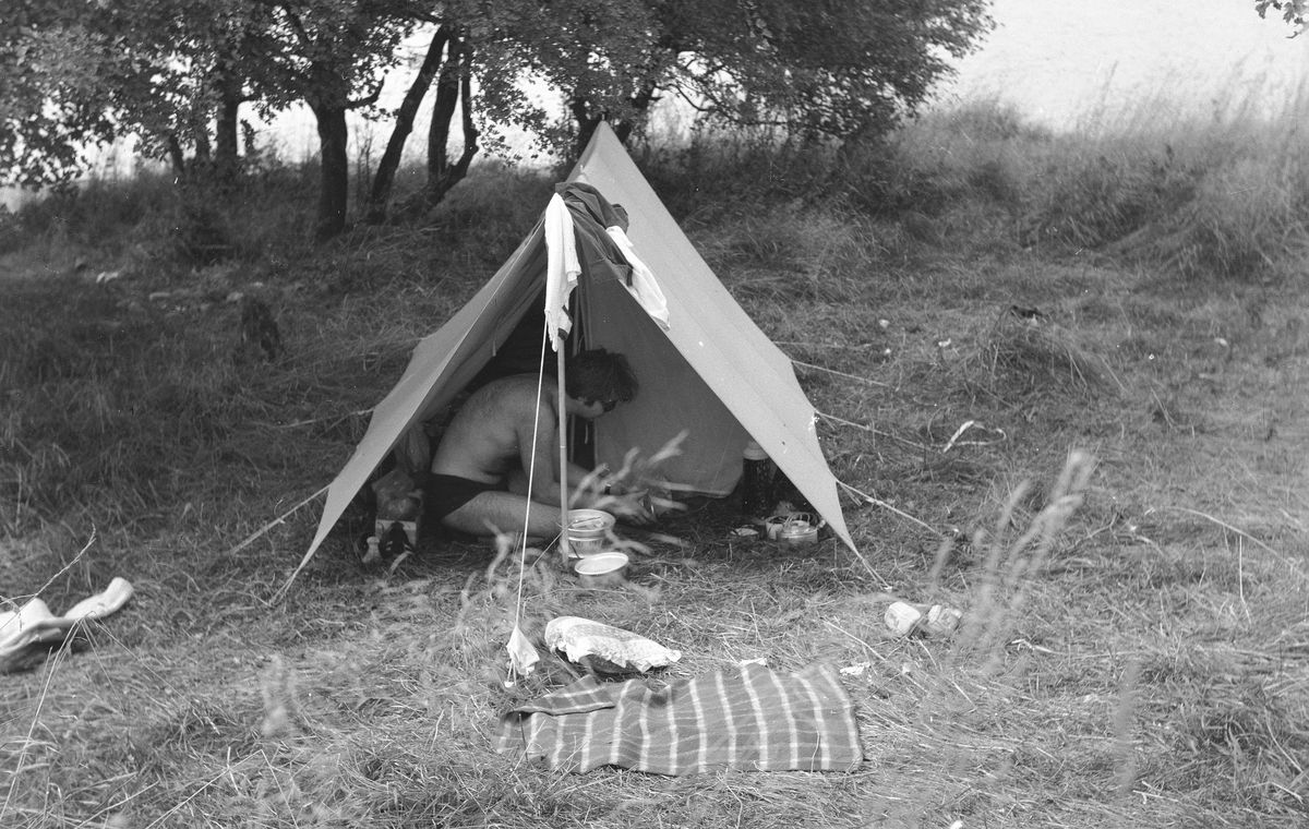 Wypoczynek pod namiotem na Mazurach 