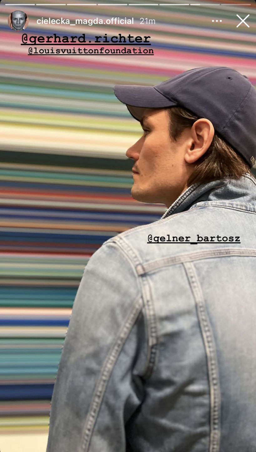 Magda Cielecka w muzeum z Gelnerem i Chyrą