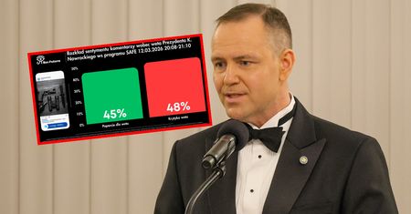Nawrocki zawetował SAFE. Polacy podzieleni