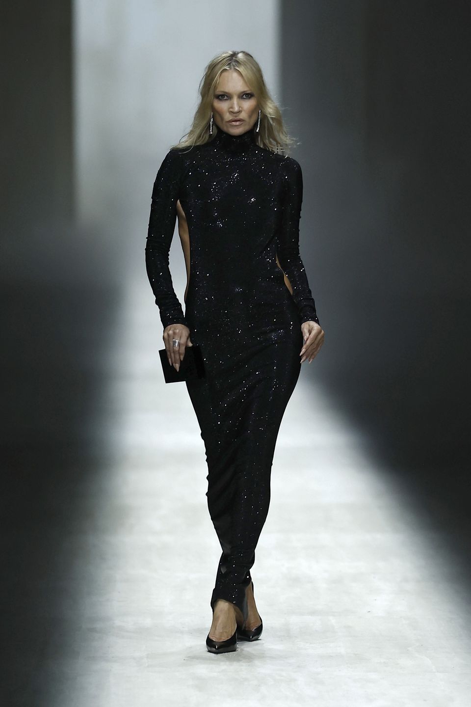 52-letnia Kate Moss na pokazie Gucci