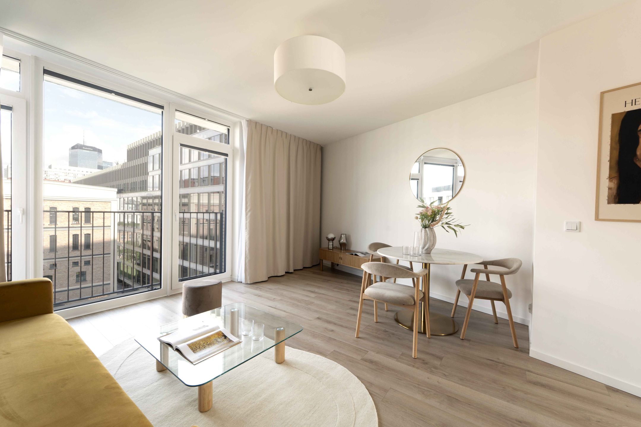 Jeden z apartamentów w Browarach Warszawskich.