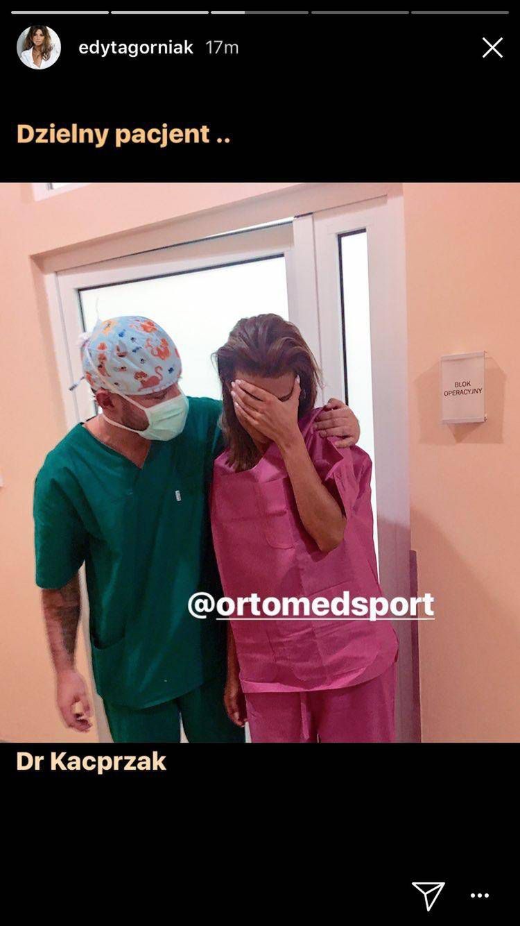 Edyta Górniak trafiła do szpitala. Przeszła skomplikowaną operację rzepki