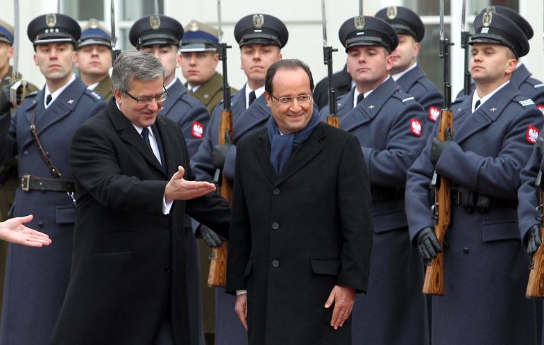 Hollande odwiedza Polskę. Sikorski liczy na lepszą współpracę