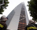 Chiny: Pożar na budowie najwyższego budynku świata