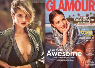 Rosie Huntington-Whiteley pozuje dla "Glamour"