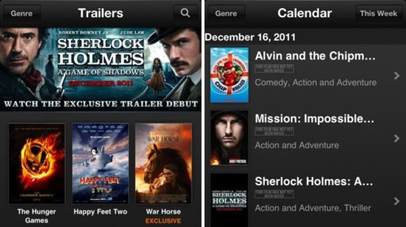 Apple udostępnił aplikacje iTunes Movie Trailers oraz Cards 1